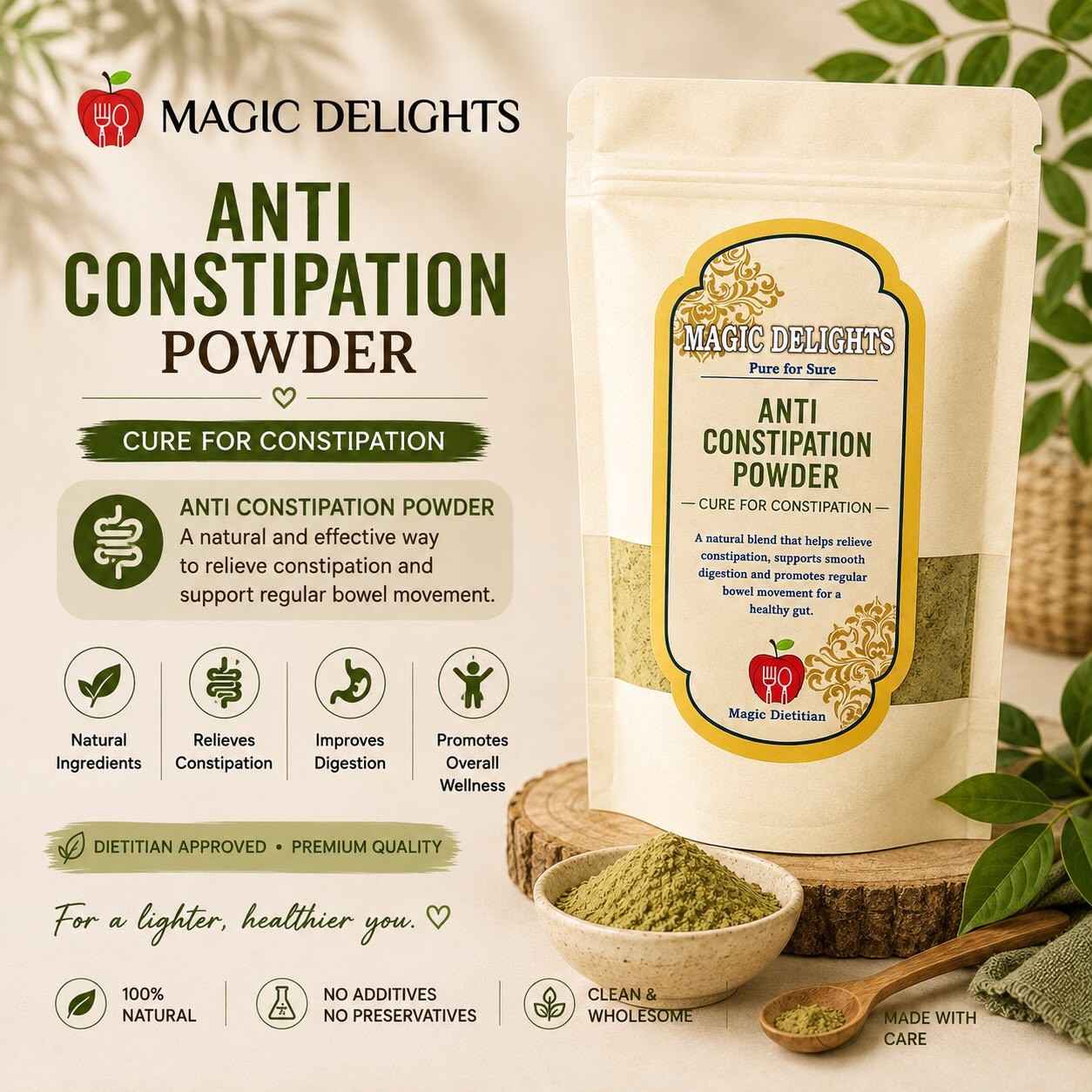 Anti Constipation Powder — Magic Delight by Dr. Geetika Chopra