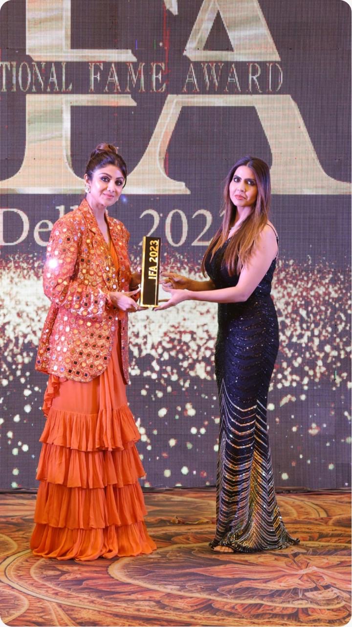 International recognition — Dr. Geetika Chopra portfolio photograph