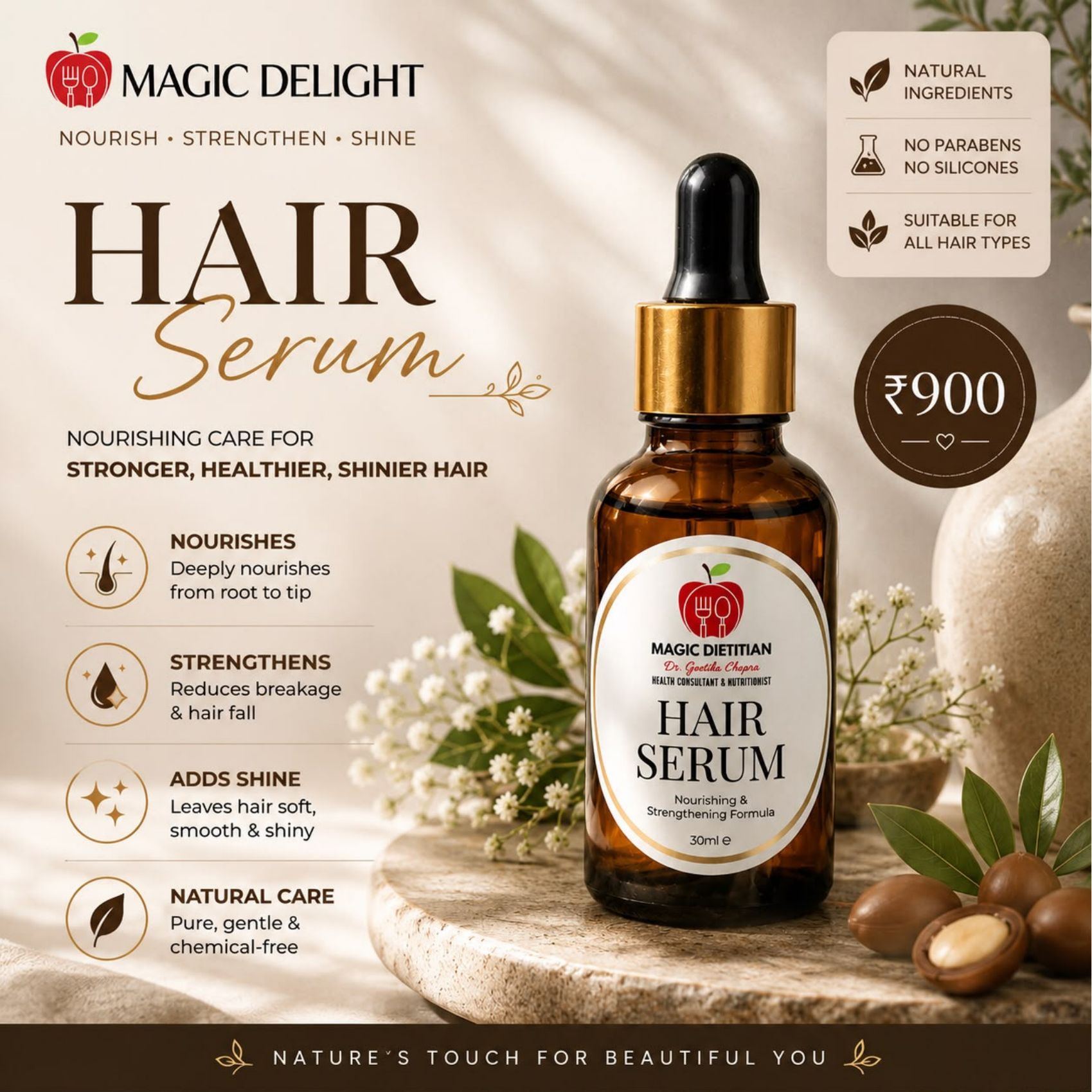 Hair Serum — Magic Delight by Dr. Geetika Chopra