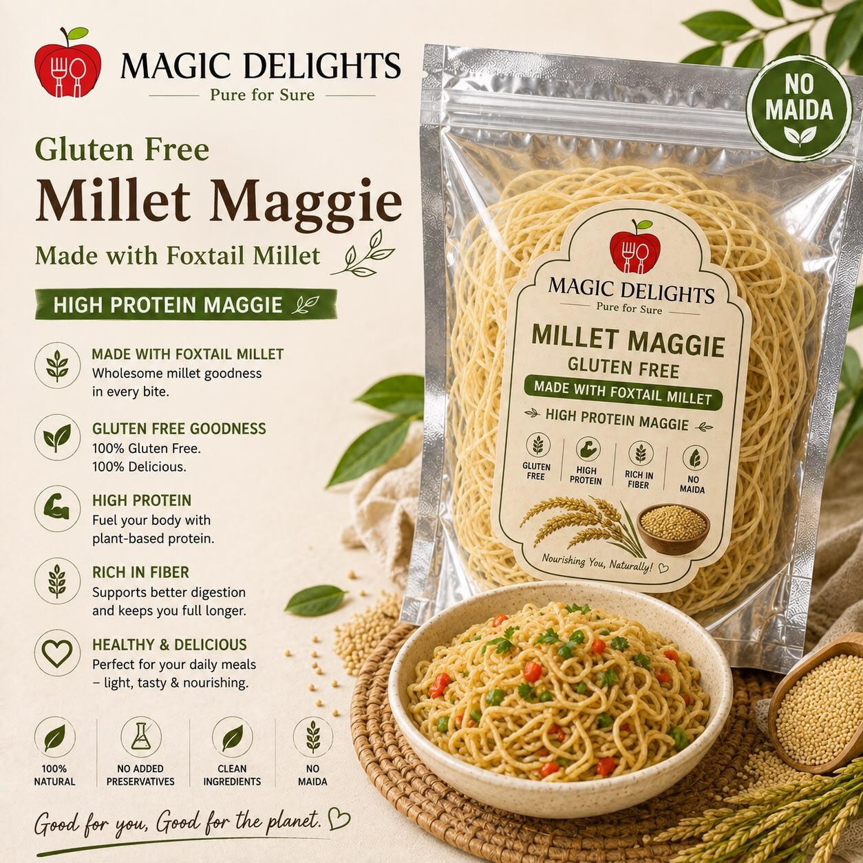 Millet Maggie — Magic Delight by Dr. Geetika Chopra